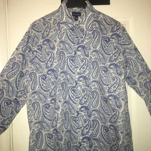 PAUL FREDRICK 80’s Style Button Down Shirt
